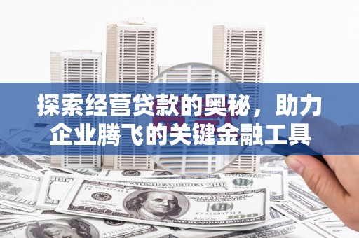 斗门探索经营贷款的奥秘，助力企业腾飞的关键金融工具