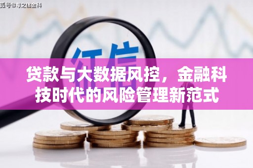 斗门贷款与大数据风控，金融科技时代的风险管理新范式
