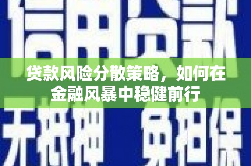 斗门贷款风险分散策略，如何在金融风暴中稳健前行