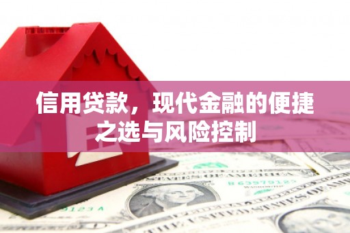 斗门信用贷款，现代金融的便捷之选与风险控制