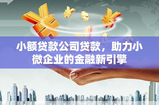 斗门小额贷款公司贷款，助力小微企业的金融新引擎