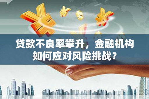 斗门贷款不良率攀升，金融机构如何应对风险挑战？