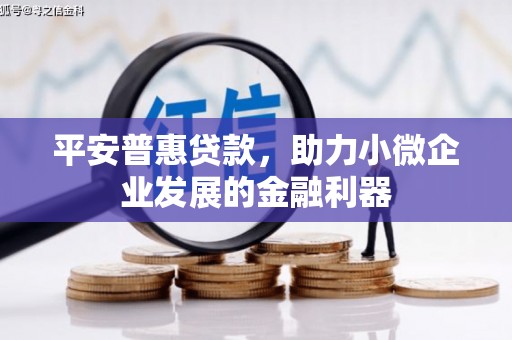 斗门平安普惠贷款，助力小微企业发展的金融利器