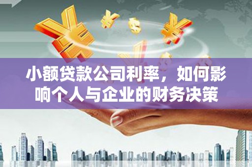 斗门小额贷款公司利率，如何影响个人与企业的财务决策