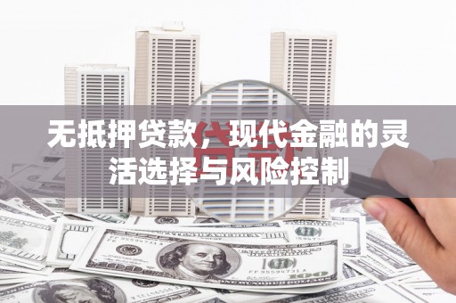 斗门无抵押贷款，现代金融的灵活选择与风险控制