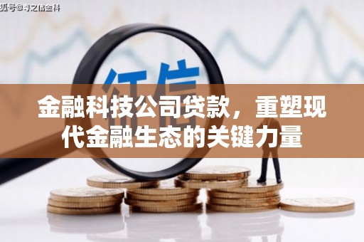 斗门金融科技公司贷款，重塑现代金融生态的关键力量