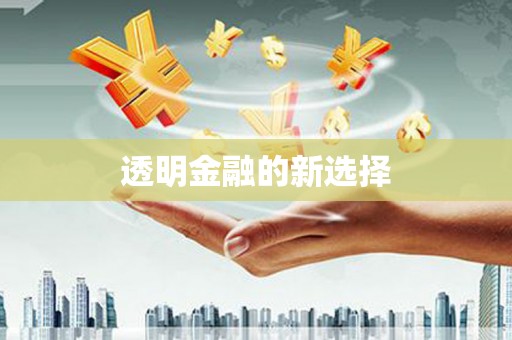 斗门透明金融的新选择