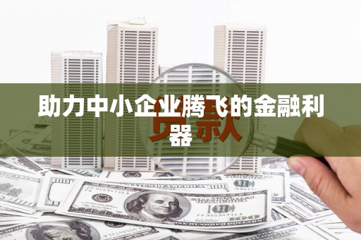 斗门助力中小企业腾飞的金融利器