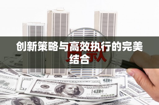 斗门创新策略与高效执行的完美结合