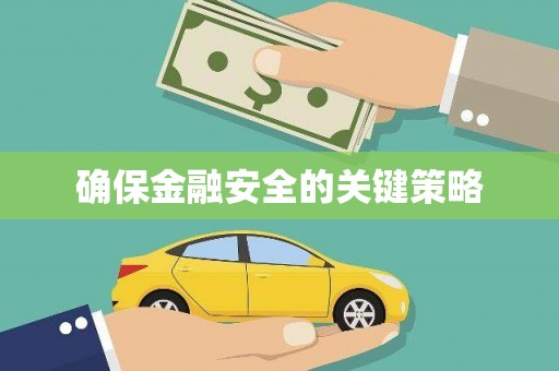 斗门确保金融安全的关键策略