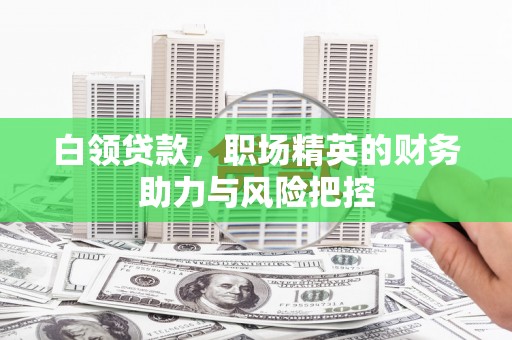 斗门白领贷款,职场精英的财务助力与风险把控 斗门白领贷款,职场精英的财务助力与风险把控
